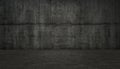 Empty spotlit dark concrete background Royalty Free Stock Photo