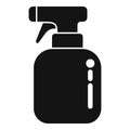 Empty spray bottle icon simple vector. Atomizer wash Royalty Free Stock Photo