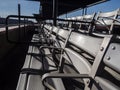 Empty Stadium Bleacher Seating