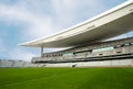 Empty Stadium and The Field Royalty Free Stock Photo