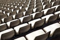 Empty stadium seats Royalty Free Stock Photo