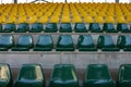 Empty Stadium Seats Royalty Free Stock Photo