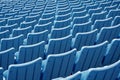 Empty stadium seats Royalty Free Stock Photo