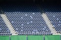 Empty stadium seats Royalty Free Stock Photo