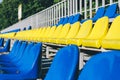 Empty Stadium Seats Royalty Free Stock Photo