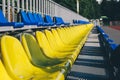 Empty Stadium Seats Royalty Free Stock Photo