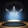 Empty stage. Royalty Free Stock Photo