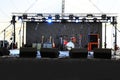 An empty Stage Before the Concert Royalty Free Stock Photo