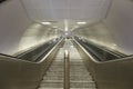 Empty stairs in a Metro Station Royalty Free Stock Photo