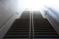 Empty stairs of the subway