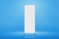 Empty standing banner Royalty Free Stock Photo