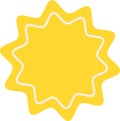 Empty Star Sticker