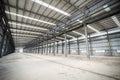 Empty steel structure workshop Royalty Free Stock Photo