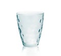 Empty stemless water glass on white background Royalty Free Stock Photo