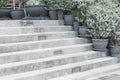 empty stone stairway Royalty Free Stock Photo