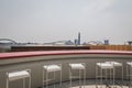 Empty stools on top of Vanke pavilion at Expo 2015 in Milan, Italy