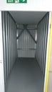 An empty self storage unit Royalty Free Stock Photo