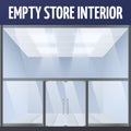 Empty store interior