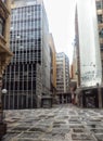 Empty street in the historic center of Sao Paulo, Brazil. Ruas vazias no centro de Sao Paulo.