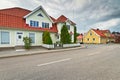 Empty street of Kyrkhult town