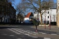 An empty street in Osnabrueck