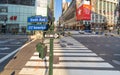 Empty Streets of Herald Square New York from Covid-19 pandemic Royalty Free Stock Photo