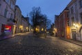 Streets junction in Tallinn Royalty Free Stock Photo