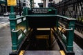 Empty streets of New York. Manhattan view. Royalty Free Stock Photo