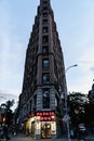 Empty streets of New York. Manhattan view. Royalty Free Stock Photo