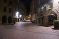 Empty streets in the old town