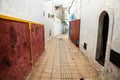 Empty streets of old town Rabat medina, Morocco Royalty Free Stock Photo