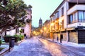 Early morning view of the streets of San Luis Potosi, Mexico