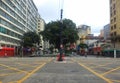 Empty streets of Sao Paulo. Empty downtown in Latin America city. Desert streets following Covid-19 pandemic.