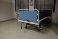 Empty stretcher front of hospital lift