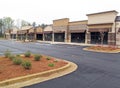 Empty strip mall