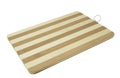 Empty striped hardboard over white