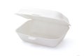 Empty styrofoam meal box Royalty Free Stock Photo