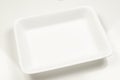 Empty styrofoam tray for packing food