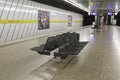 Empty subway station