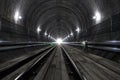 Empty Subway Tunnel