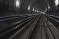 Empty Subway Tunnel