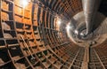 Empty subway tunnel under construction Royalty Free Stock Photo