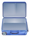 Empty suitcase illustration Royalty Free Stock Photo