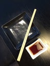 Ã Â¸Â±Empty Sushi dish with seasoning