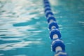 Empty swimming pool with lanes Royalty Free Stock Photo