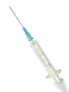 Empty syringe 2ml. Royalty Free Stock Photo