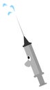 Empty syringe, illustration, vector Royalty Free Stock Photo