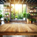 Empty Table for Display or Montage Royalty Free Stock Photo