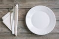 Empty table setting Royalty Free Stock Photo