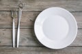 Empty table setting Royalty Free Stock Photo
